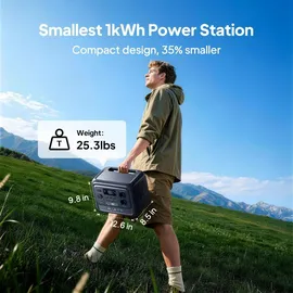 Bluetti Elite 100 V2 Powerstation & Charger 1,02 kWh