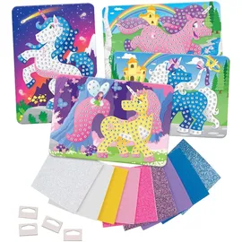 Sticky Mosaics Glitzer Einhorn Mosaik