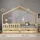 ML-Design Hausbett 90 x 200 cm Kiefer naturbelassen beige