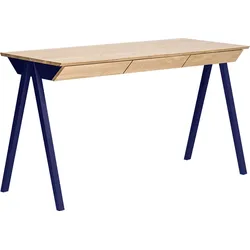 Vogel Schreibtisch groß marineblaue Beine