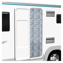 vidaXL Insektenschutz-Vorhang 56 x 185 cm Weiß und Grau