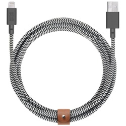 Native Union Belt USB-A auf Lightning Kabel Zebra USB-A auf Lightning 3m