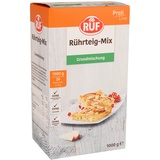 RUF Rührkuchen Backmischung, nur Wasser & Öl zugeben, Rezeptur für Blechkuchen, Kastenkuchen, Muffins, Gugelhupf und Tortenböden, 1x1000g