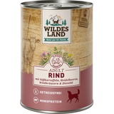 Wildes Land | Rind mit Süßkartoffeln, Heidelbeeren, Wildkräutern und Distelöl | Classic Adult | x 400 g