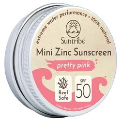 Suntribe Zink Sunscreen Sonnencreme LSF 50 Sport pretty pink 15 g