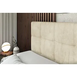 altdecor Boxspringbett 180 x 207 cm H4 Beige