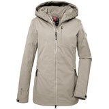 G.I.G.A. DX Damen Funktionsjacke mit Kapuze/Outdoorjacke ist wasserdicht GS 3 hellsand, 44,