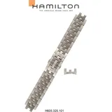 Hamilton Metall Jazzmaster Band-set Edelstahl H695.325.101 - silber