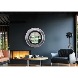 KADIMA DESIGN Wandspiegel 74 cm Metall Design Hängespiegel Silber, Aluminium | Gr.: onesize