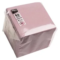 ProNappe Servietten altrosa 2-lagig 20,0 x 20,0 cm, 50
