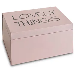 Aufbewahrungsbox Lovely Things Aluminium Rosa