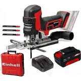 Einhell Professional Stichsäge TP-JST 18/135 Li BL 18V Akku 4.0 Ah + Koffer