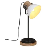 vidaXL Schreibtischlampe 25 W Weiß 17x17x50 cm E27 - Weiß
