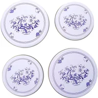 Herdabdeckplatten-Set 4-er Zwiebelmuster