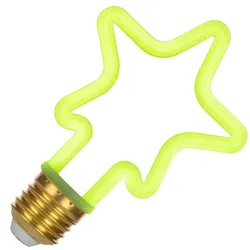 Bailey LED Neonlampe | Stern Grün | 4W E27
