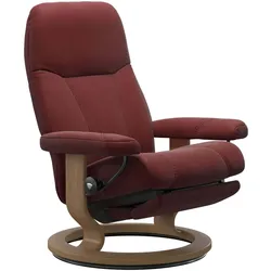 Stressless Consul Power | in Leder Paloma Paloma Cherry M Eichefarben
