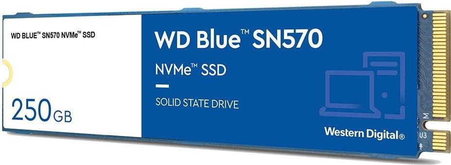WD Blue SN570 NVMe SSD WDS250G3B0C - SSD - 250 GB - intern - M.2 2280 - PCI Express 3.0 x4 (NVMe)