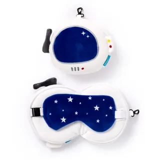 Triton-X Relaxeazzz Plüsch Space Cadet Weltraum Astronaut Reisekissen & Schlafmaske