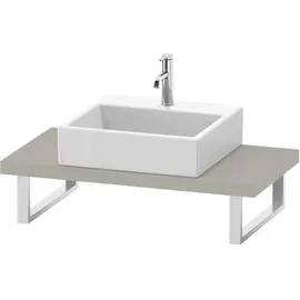 Duravit Konsole 1 Ausschnitt 80 x 4,5 x 48 cm Taupe Matt