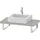 Duravit Konsole 1 Ausschnitt 80 x 4,5 x 48 cm Taupe Matt