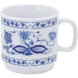KAHLA 485300A72005C Rossella Zwiebelmuster Kaffeebecher 0,30 l  | Kaffeetasse  mit Zwiebelmuster Dekor aus Porzellan