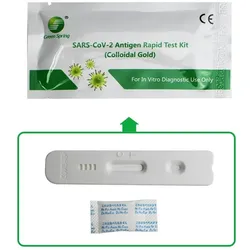50 Stück GREEN SPRING COVID-19 ANTIGEN SCHNELLTEST 4 IN 1 mit Test-ID AT 417/20 PROFITEST