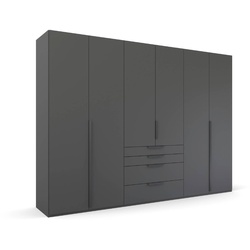 rauch ORANGE Kleiderschrank Purisma 301 x 223 cm Dekor Grau Graphit