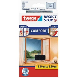 TESA  tesa® Insect Stop Fliegengitter Fliegengitter für Fenster anthrazit 130 x 130 cm