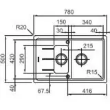 Franke Einbauspüle Basis BFG 651-78 Fragranit Black Matt