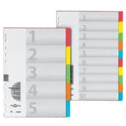 PAGNA Farbregister 10tlg. Deckblatt weiß 32001-20