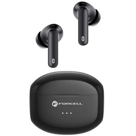 forcell F-AUDIO drahtgebundene Ohrhörer TWS Clear Sound schwarz Bluetooth Verbindung 320 mAh