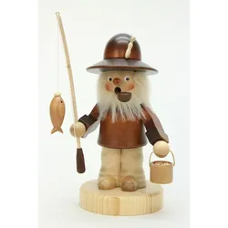 Christian Ulbricht Erzgebirge Räuchermann Angler natur Höhe 20 cm