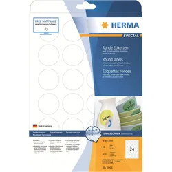 HERMA Special - Papier - matt - selbstklebend, entfernbarer Klebstoff - weiß - 4