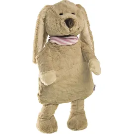 sänger Plüschtier, 0,8 L Wärmflasche, Reißverschluss, Hund Schlappi