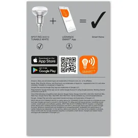 LEDVANCE SMART+ SPOT CONCENTRA Tunable White R50 (ex 40W) 3W/2700-6500K E14