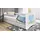 raumhirsch furniture Kinderbett Blumen 80 x 180 cm Holzwerkstoff weiß