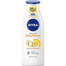 NIVEA Q10 Hautstraffende Body Lotion + Vitamin C, Körperlotion für straffere Haut und verbesserte Elastizität in 10 Tagen, 1er Pack (1 x 400 ml)
