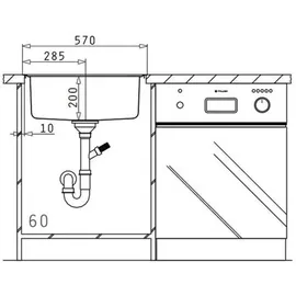 PYRAMIS Pella (57X52) 1B Edelstahl poliert + Excenterbetätigung
