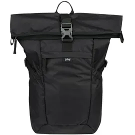 Baagl Rolltop Rucksack Schwarz