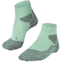 Falke Damen Laufsocken RU Trail W SO Funktionsmaterial antiblasen 1 Paar, Grün (Jade 7439), 35-36