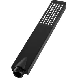 Beliani Handbrause Schwarz Metall Rechteckig Stab 1 Strahlart Modern Klassisch Duschkopf Badezimmer Stabhandbrause Stabbrause