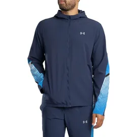 Under Armour Velociti Storm Kapuzenjacke, Blau XL - Blau / XL