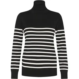 St Tropez Rollkragenpullover Schwarz XS
