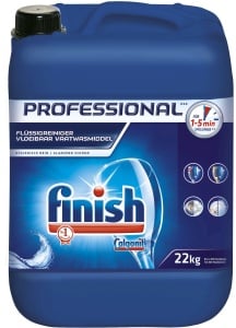 Finish Calgonit Professional Spülmaschinen-Flüssigreiniger, Ideal für 1-5 Minuten Maschinen, 22 kg - Kanister