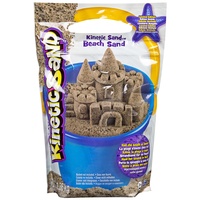 Kinetic Sand Beach Sand 1,4 kg - original kinetischer Sand aus Schweden als grobkörnige Strandsand-Variante, für sauberes, kreatives Indoor-Sandspiel, für Kinder ab 3 Jahren