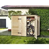 Weka Fahrradbox 205 cm x 84 cm beige