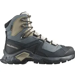 SALOMON Damen Trekkingstiefel QUEST ELEMENT GTX, Ebony/Rainy Day/Stormy Weather, 40