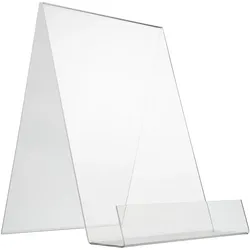 Buchständer Acryl A4, Acryl (PMMA), transparent