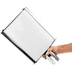 Bolero Infotafel für Leitpfosten Absperrvorrichtung aus Aluminium