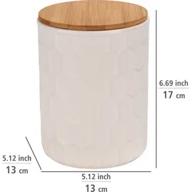Wenko Maya Vorratsdose weiß 13 x 17 cm 1,3 l